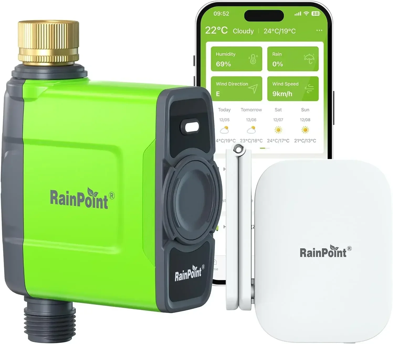 Smart Garden Irrigation System - WiFi Water Timer for Garden Hose,