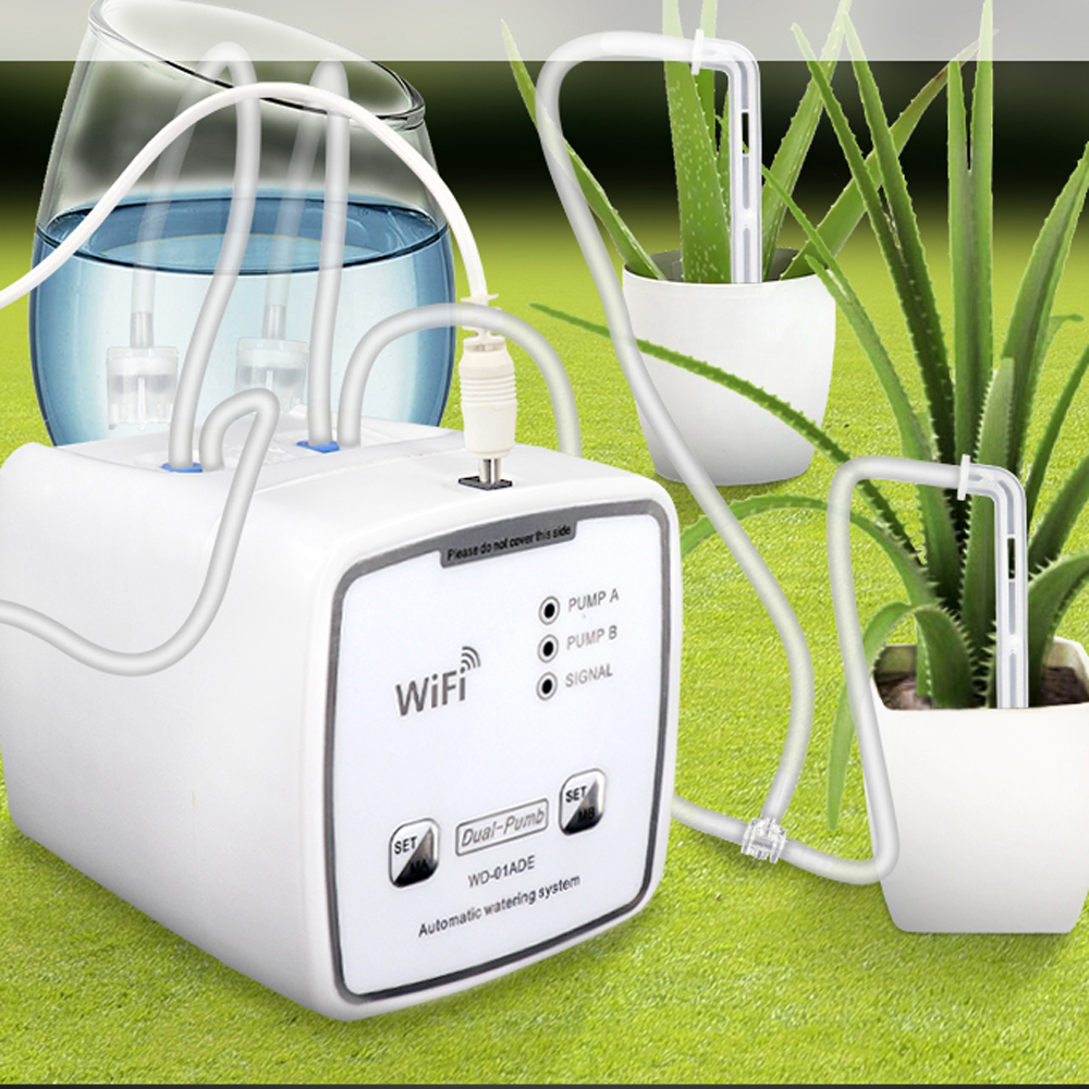 Smart Garden Irrigation System - WIFI Intelligent Watering Device Double Pump