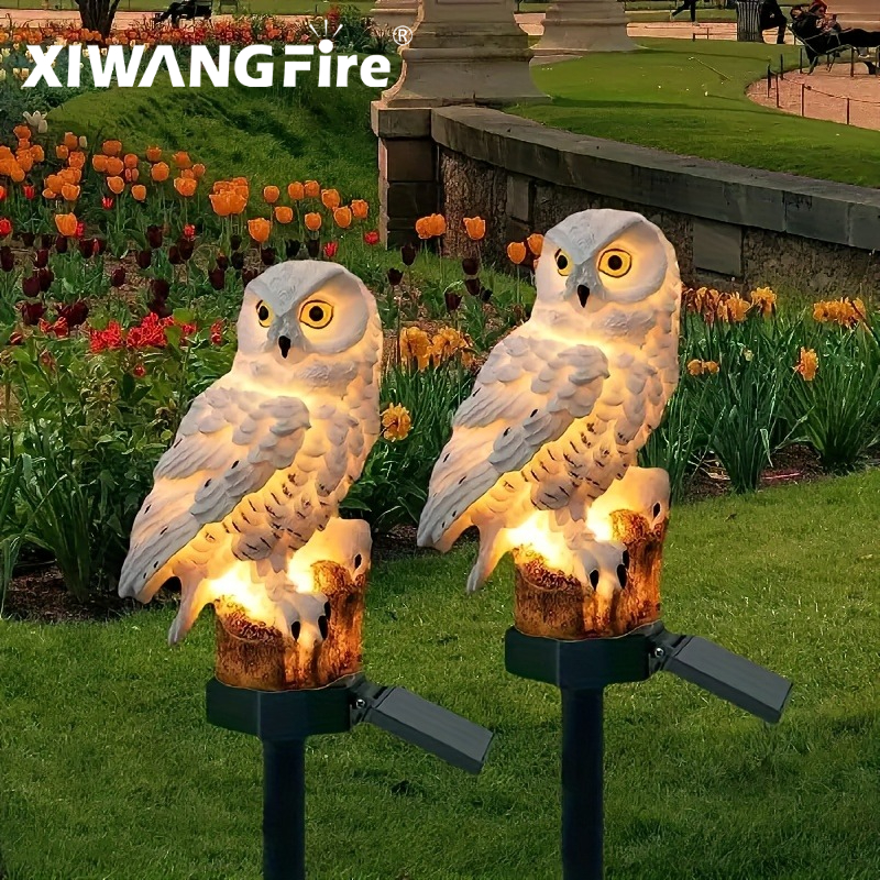 Smart Garden Lamp - Solar Owl Statue Garden Light LED