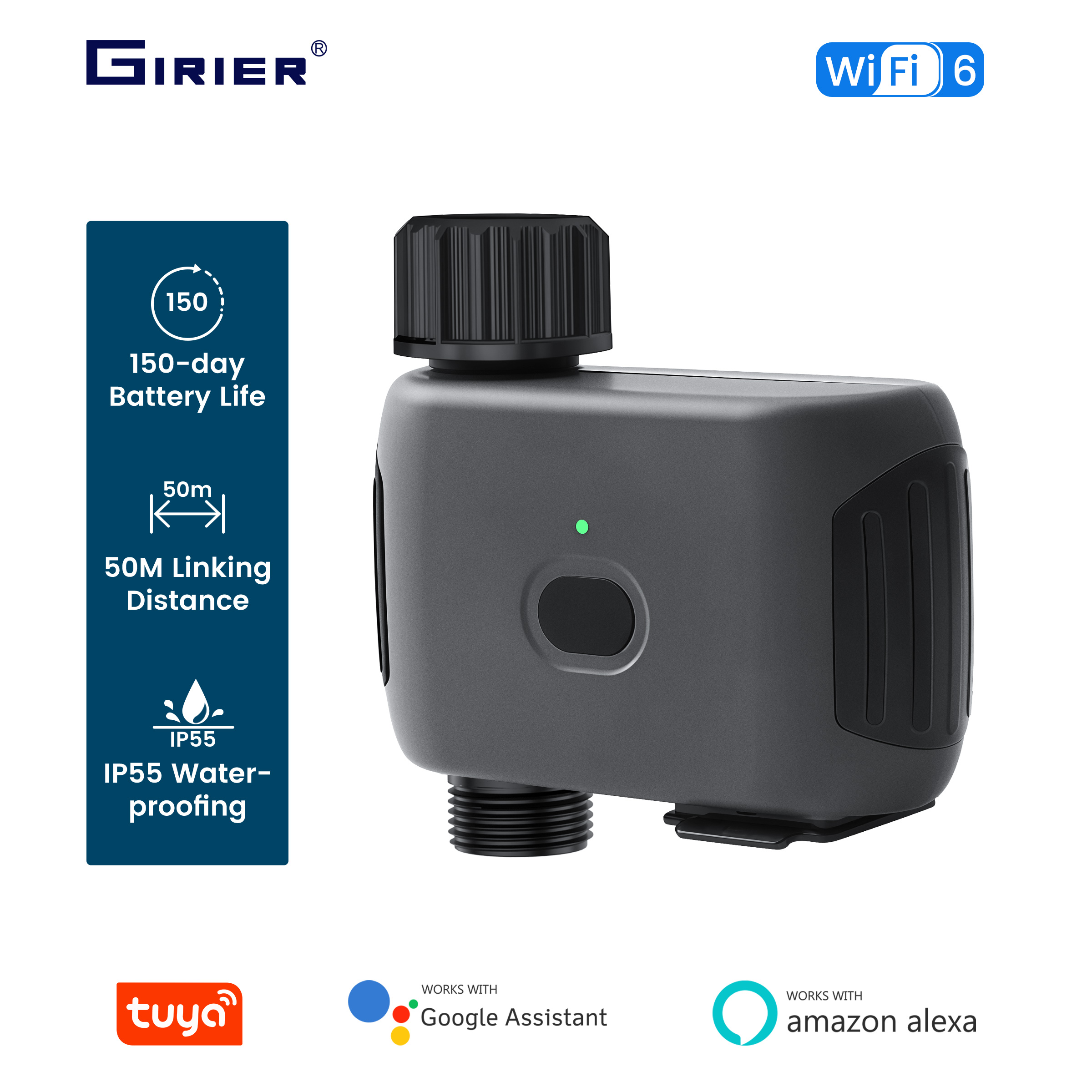 GIRIER Tuya Smart Water Timer  – Smart Garden Irrigation System recenzja i cena