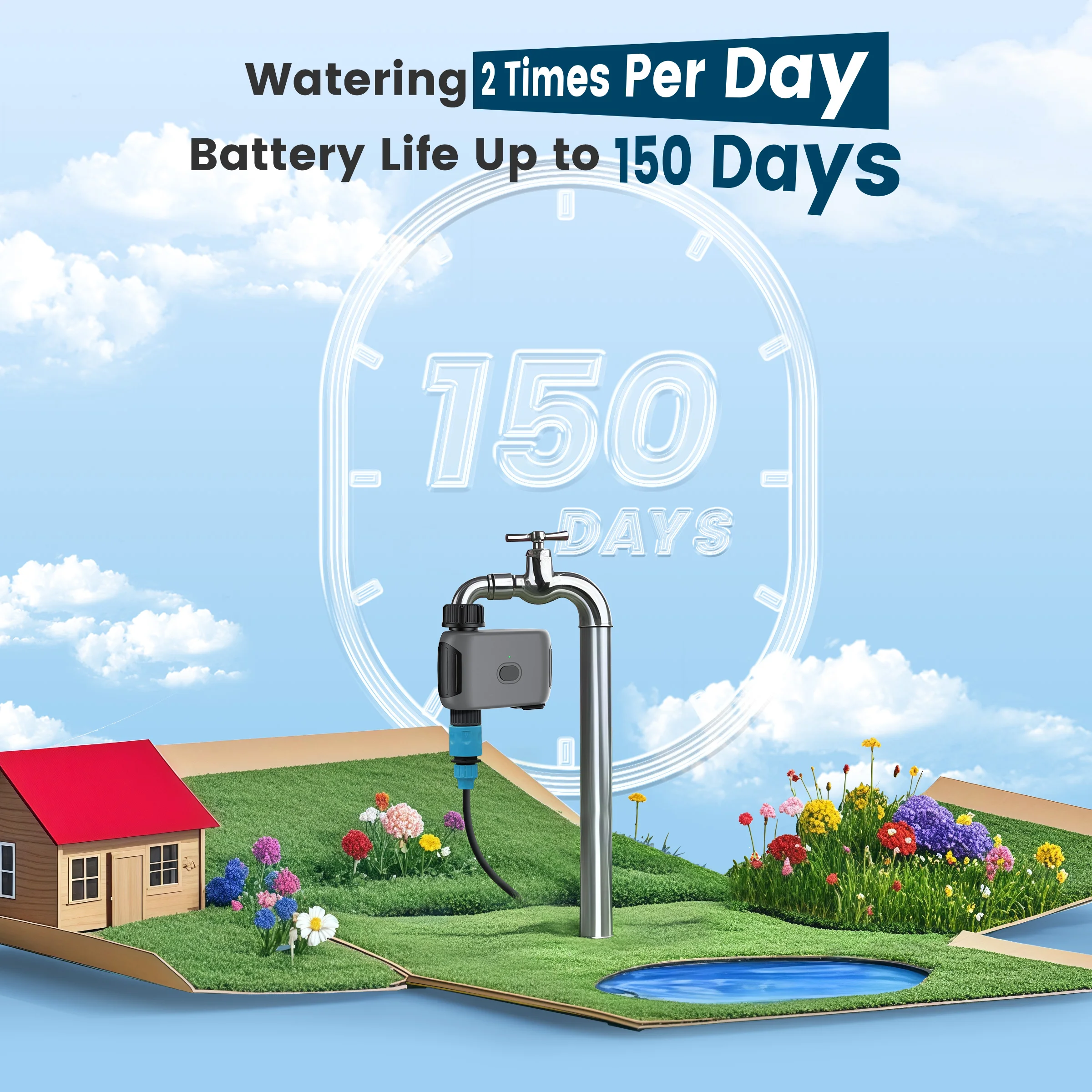 GIRIER Tuya Smart Water Timer  – Smart Garden Irrigation System recenzja i cena