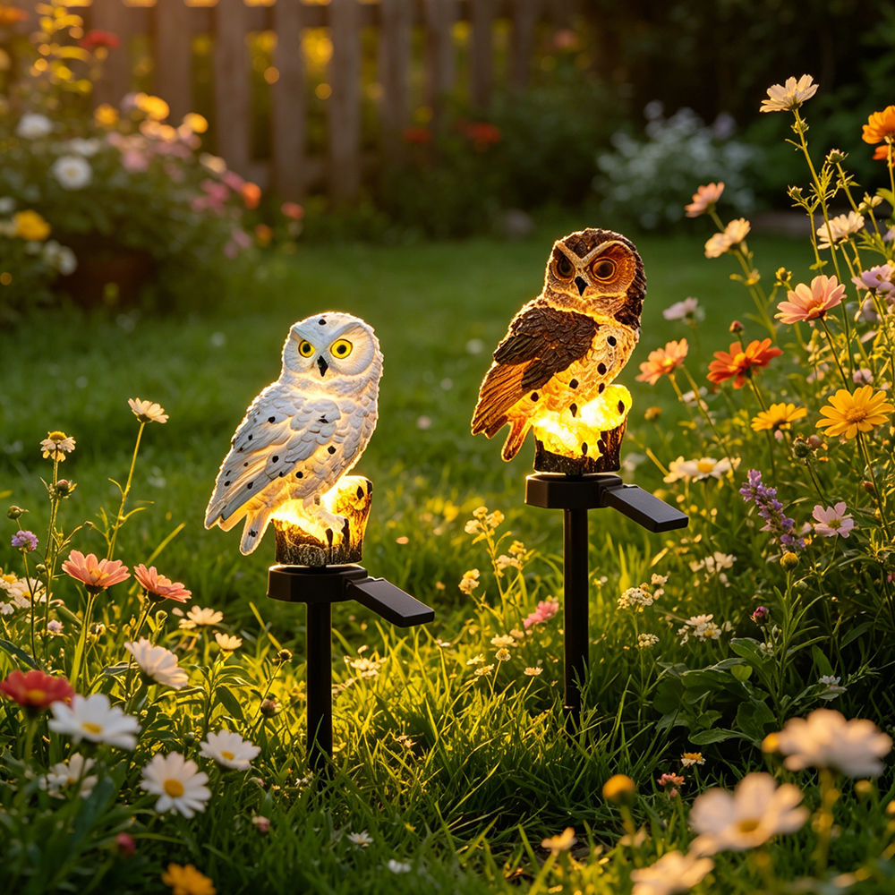 Owl Solar Light, Resin Owl Gro – Smart Garden Lamp recenzja i cena