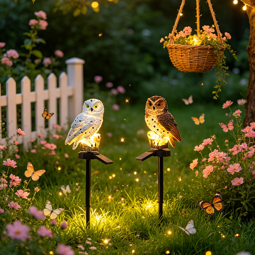 Owl Solar Light, Resin Owl Gro – Smart Garden Lamp recenzja i cena