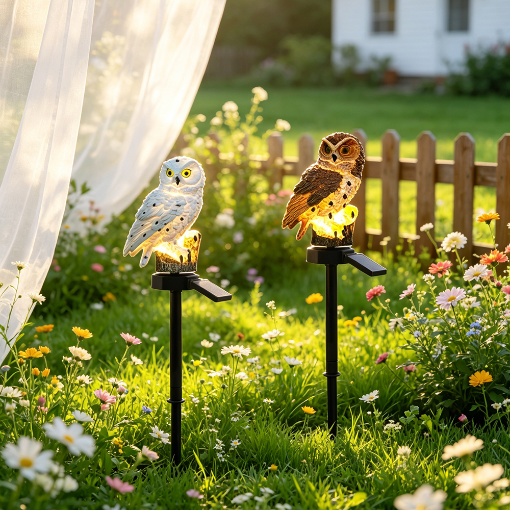 Owl Solar Light, Resin Owl Gro – Smart Garden Lamp recenzja i cena