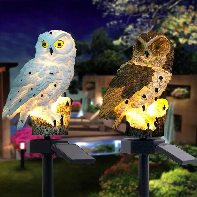 Solar Owl Statue Garden Light  – Smart Garden Lamp recenzja i cena