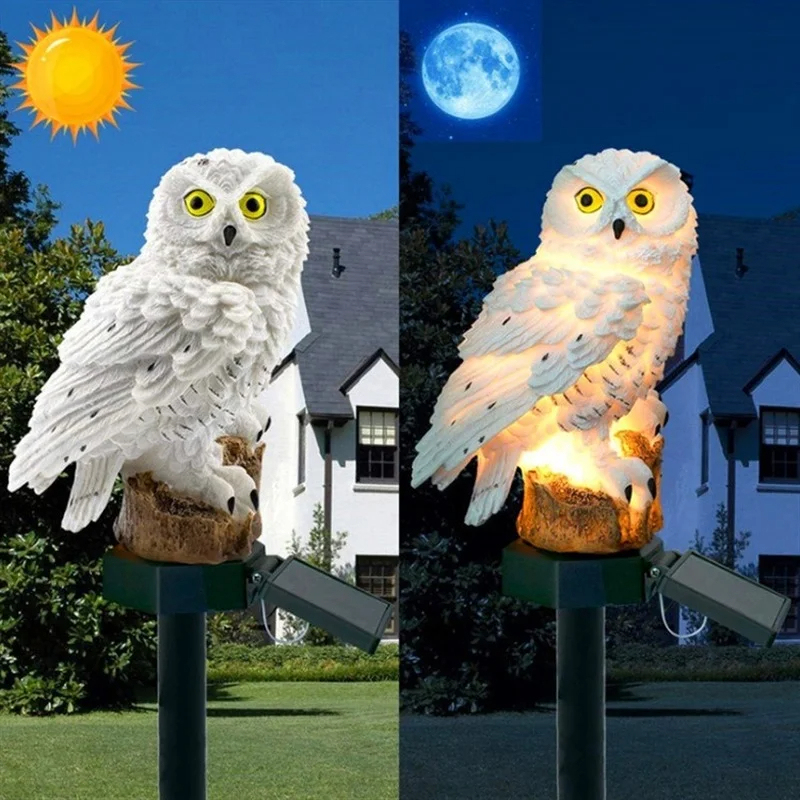 Solar Owl Statue Garden Light  – Smart Garden Lamp recenzja i cena