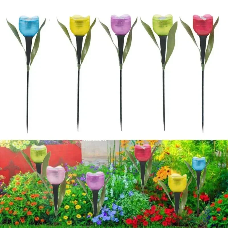 1Pcs Garden Tulip Flower Shape – Smart Garden Lamp recenzja i cena
