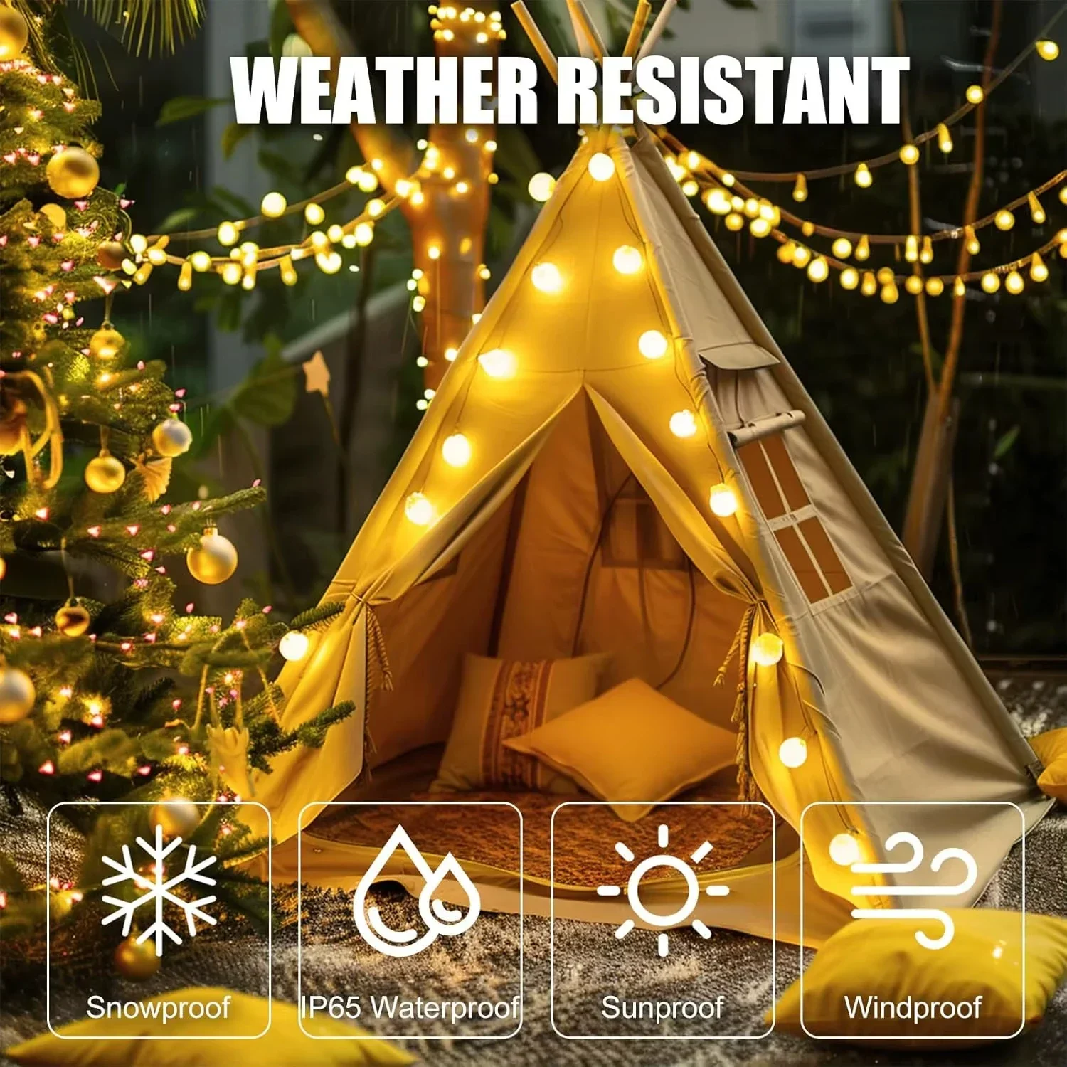USB LED Ball String Lights 6M  – Smart Garden Box recenzja i cena