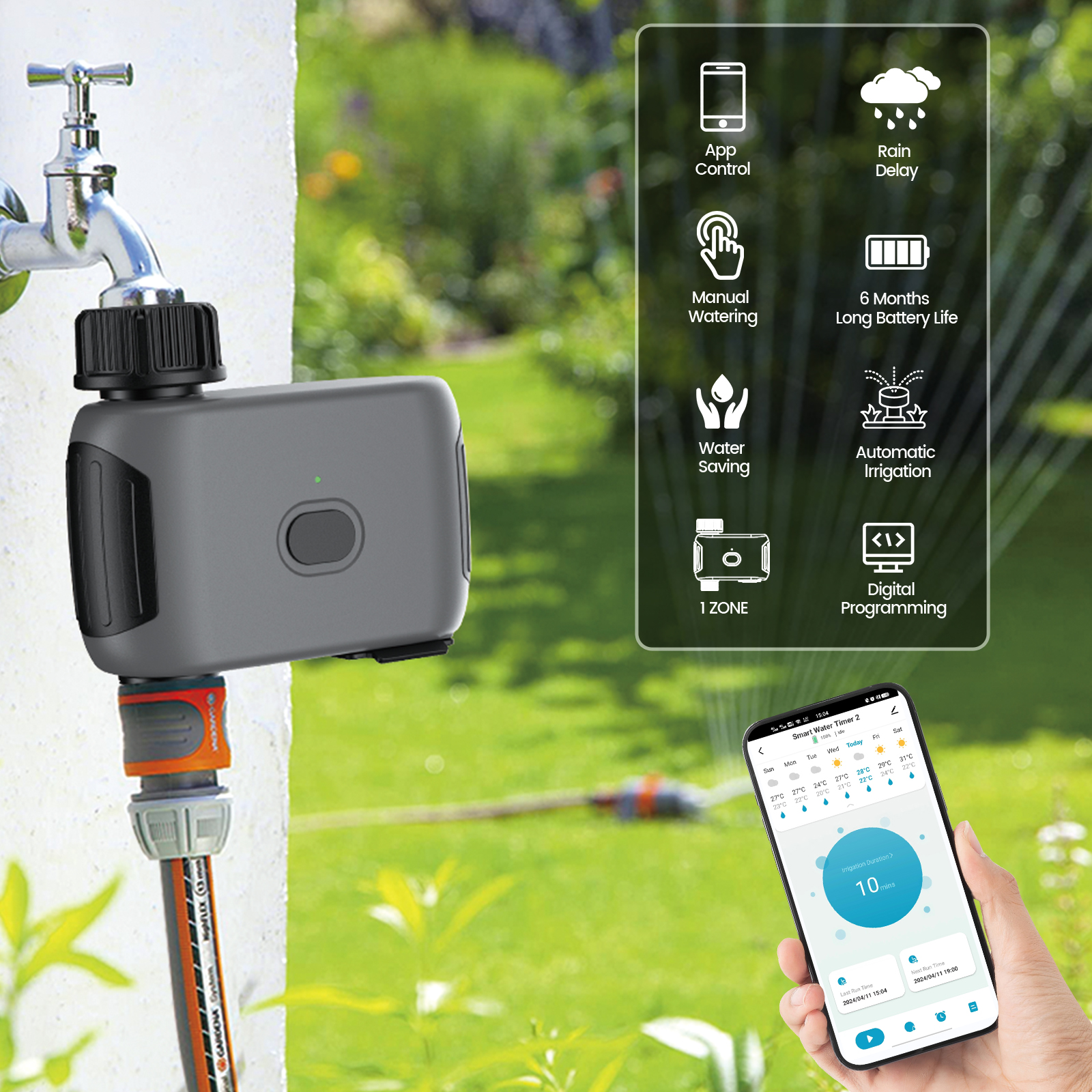 Insoma Wifi Sprinkler Timer Au – Smart Garden Irrigation System recenzja i cena