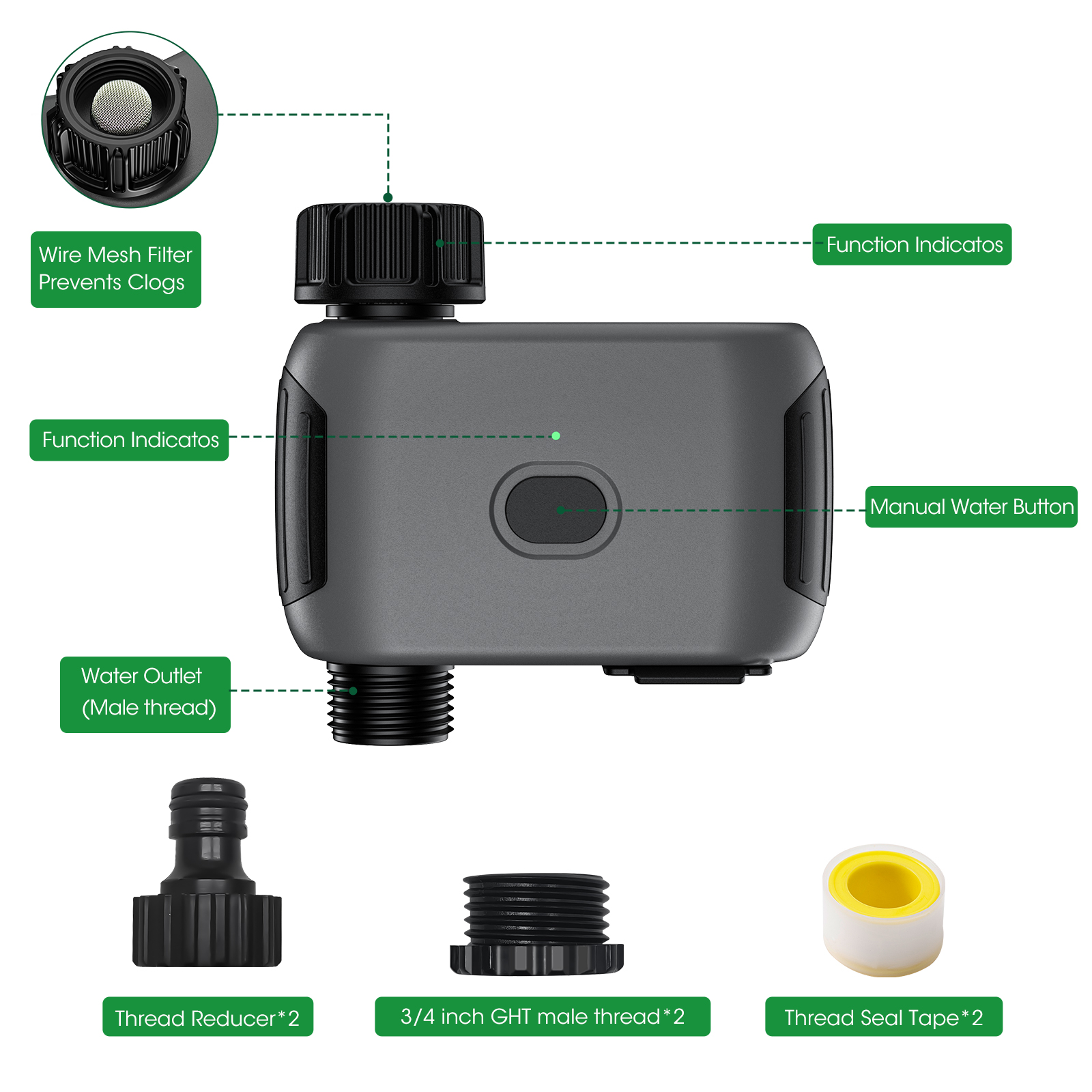 Insoma Wifi Sprinkler Timer Au – Smart Garden Irrigation System recenzja i cena