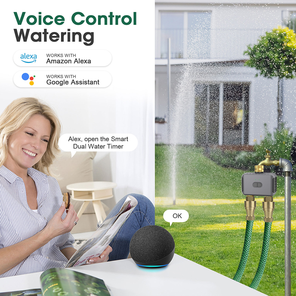 Tuya 2 Zone Watering Timer Gar – Smart Garden Irrigation System recenzja i cena